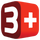 CH - 3+  HD logo