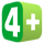 CH - 4+ HD logo