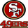 NFL TEAMS - 49ers | UHD logo