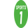 BE| PLAY SPORTS 1 FHD [NL] (DAZN) logo